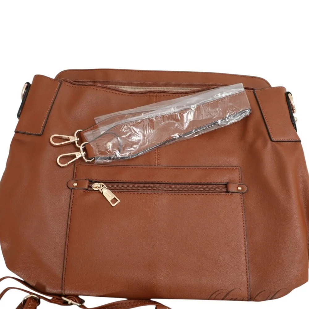 Women's 3-Piece Set Bag One Size Brown